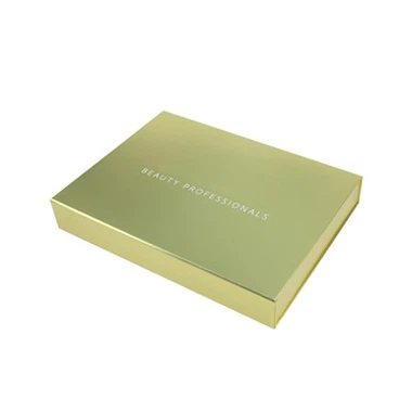 Coffret cadeau magnétique tableau gris doré