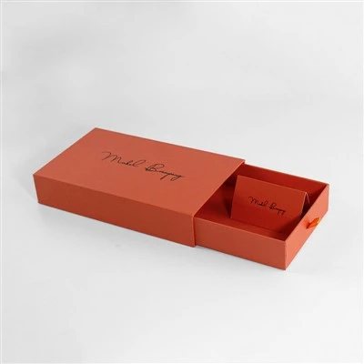 Boîte de papier coulissante