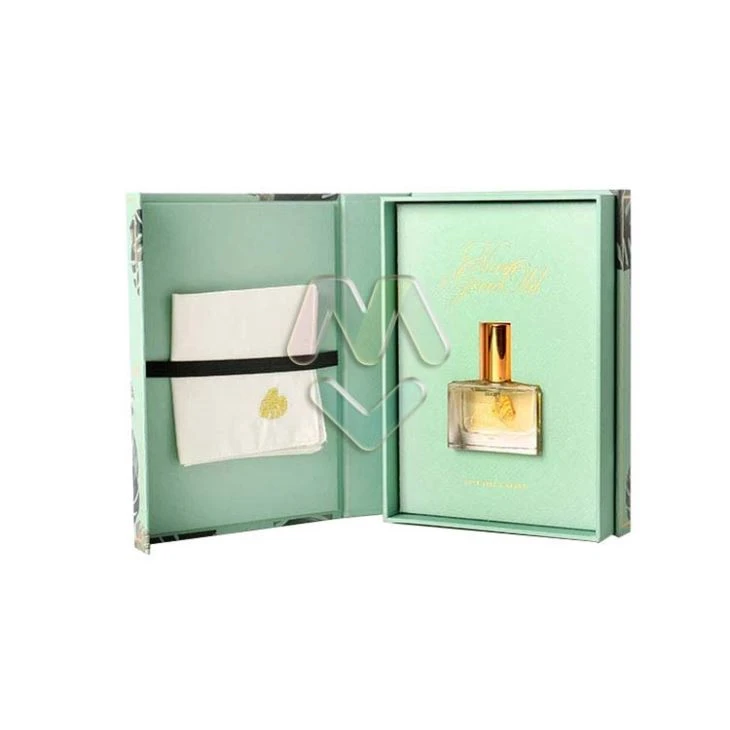 Boîte-cadeau magnétique de parfum de style de livre de boîte de beauté de la meilleure qualité pour le parfum en gros
