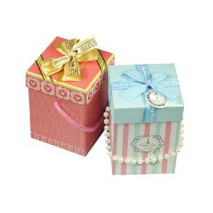 Coffrets cadeaux décoratifs de Noël Boîte en carton de petite taille