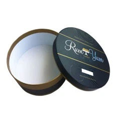 Boîte en carton ronde avec couvercles Grande boîte-cadeau
