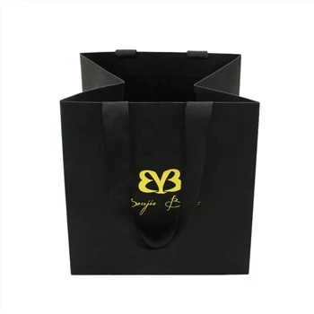 Sacs cadeaux noirs
