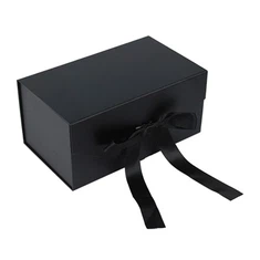 Boîte pliable avec ruban