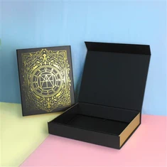 Boîte magnétique pliante avec rabat